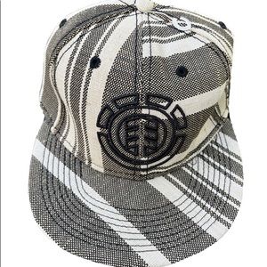 Element Crowns El Zarape Mens Fitted Hat, Black/White & Brown, Size 7 1/2